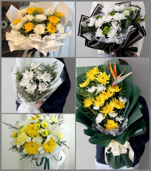 广东汕头市澄海区东里镇月窟村白事花束代送